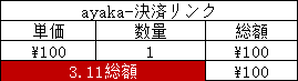 ayaka -決済リンク